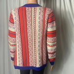Copper Key Knit Cardigan Open Front 90’s Electric Grandpa Size S Photo 4