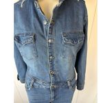 Mango Long Denim Jumpsuit in Size Medium with a 31" Inseam Photo 3