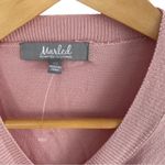 Marled Valentines Day Love Heart Embroidered XS‎ Sweater Pink Photo 3