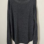Athleta Women's Long Sleeve Gray Top with Thumb Holes Size L Photo 1