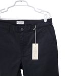 Five Four Real Back Pockets High Rise Chino Pants Black Slim Fit Size 34 Photo 4