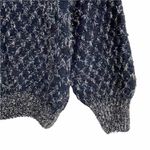 Raga NWOT Sweater Navy Silver Eyelash Size Small Party Holiday Bohemian Dressy Photo 2