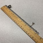 Vintage Sterling Silver Link Bracelet with Iconic Eiffel Tower Charm 8.25 Inch Photo 4