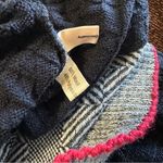 Etienne Aigner  Vintage 80s Black and Gray Patterned Boat Neck Sweater Quiet Lux Photo 4