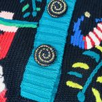 Vintage 90s, Lisa Nichols Christmas Santa Sweater Black Size M Photo 8