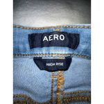 AERO High Rise Distressed Light Wash Denim Skinny Jeans Womens Blue Size 0 Photo 1