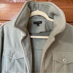 Shinestar Light Green Fleece Button Up Jacket Photo 1