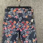 Citizens of Humanity High Waist Retro Slim Roll Up Womens Sz 24 Floral Jeans Photo 1