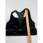 Victoria Sport Velvet Sports Bra‎ Racerback Activewear Top Medium Green Photo 2