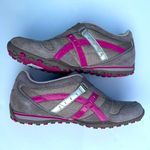 Skechers Vintage Women’s Sketchers Active Taupe and Hot Pink Sneakers 6.5 Photo 2
