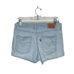 Levi's  Denim Jean Shorts Pink Side Seam Light Wash Size 28 Photo 1