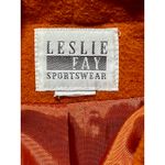 Leslie Fay Vintage Wool Blend Fall Blazer Made in USA ILGWU Embroidered 16 L Photo 4