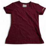 Skechers Sketchers Maroon Short Sleeve Scrub Top Photo 0