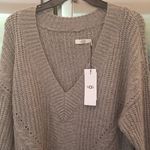 UGG 💕💕 Alva Deep V-Neck Sweater Gray Heather NWT Photo 14