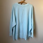 Aerie  Oversized Light Blue Crewneck Women's XL Photo 2