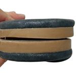 Tory Burch Navy Blue Sparkle Miller Logo Sandals Size 8.5 Photo 5