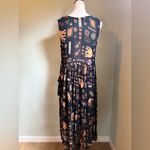 Bila vintage 90’s brown black Rayon dress safari elephant brown boho whimsi L Size L Photo 2