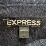 EXPRESS Dark Wash Denim Mini Skirt Photo 3