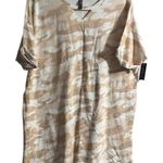 Ambrielle Tan and Cream Camouflage Dress Size XXL Photo 0