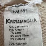 Krizia Maglia Panda Sweater‎ Crewneck Pullover Cashmere Blend 1980s Beige Sz L Tan Size L Photo 15