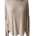 BKE  Buckle Blush Open Back Sweater Drop Shoulder NWT Medium Photo 0