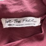 Free People We The Free Hooked On You Mock Neck Long Sleeve Embellished Blouse M Photo 4