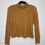 Madewell  |‎ Mockneck Mustard Sweater Alpaca Wool Photo 0