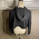 Harry Potter Black Gold Print Cropped Hooded Screen Print Sweatshirt Large Photo 3