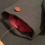 NWT vintage Michelle forest green military double breasted blazer, size 12 Photo 5