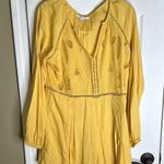O'Neill  Yellow Tunic Shorts Romper Size Medium Photo 0