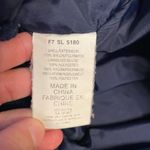 Columbia Womens XL Navy Jacket Cinched Waist Fleece Lining Photo 5