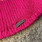 Hollister  California Hot Pink And White Chevron Pattern Knit Tank Top-Medium Photo 3