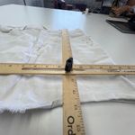 Frame  Denim Skirt Womens 28 White Embroidered Cut Off‎ Raw Hem High Rise Summer Photo 6