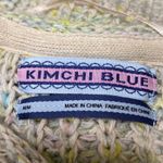 Urban Outfitters  Kimchi Blue Space Station Cream Green Chunky Knit Sweater Top M Photo 3