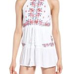 Anthropologie  Raga Mariah Embroidered Halter Neck Romper NWT in Small Photo 0