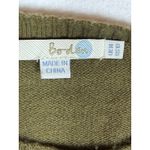 Boden Olive Green Wool Blend Crew Neck Sweater Women Size US 10 Photo 4