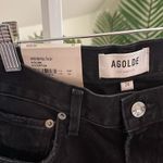 AGOLDE  CHERIE HIGH RISE STRAIGHT‎ JEANS BLACK Photo 3