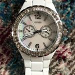 Guess White Watch Photo 0