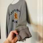 Sweet Claire Ugly Gingerbread Grey Let’s Get Baked Crewneck Sweatshirt Size M Photo 4
