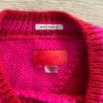 MOTHER Denim Mother red and pink knit sweater size small  Photo 2