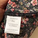 Zenobia  Black and Pink Floral Camisole Photo 4