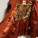 Hydraulic Double Breasted Rust Orange Women's Peacoat Jacket Medium Photo 7