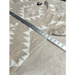 Frye  Women's The Cozy Cardigan Sweater Tan Size Large Aztec Print Photo 7