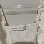 Altar'd State Altar’d State Kelly Tiered Babydoll Smocked Tank White size‎ medium Photo 4