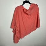 In 2 business Incashmere coral poncho 100% cashmere women’s‎ one size fits all Orange Photo 1