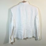 CHAPS White Linen Blazer Jacket Women’s 14 Photo 7
