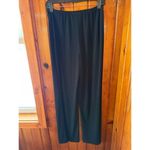 Dress Barn  Black Leaf Print‎ V-Neck Top Size 8 Photo 3