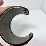 Diesel Vintage Brown Embossed Leather and metal bracelet, one size-fits most Photo 3