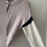 Madewell Striped Bowden Henley Sweater in Coziest Yarn Merino Wool and Alpaca Photo 5