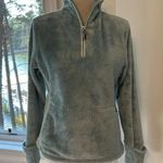 The North Face The.  Ladies Osito Quarter Zip, Medium, Aqua Blue/Green, EUC Photo 1